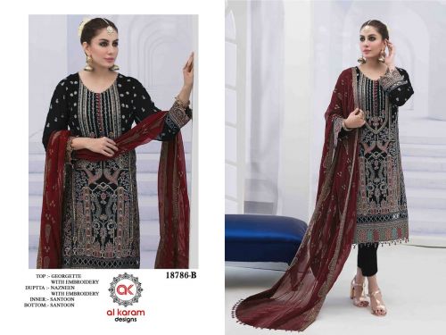 Al Karam 18786 Pakistani Salwar Suits Catalog